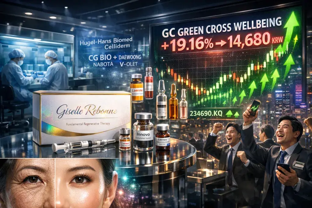 GC Green Cross Wellbeing Shares Surge 19% on ECM Skin Booster Launch