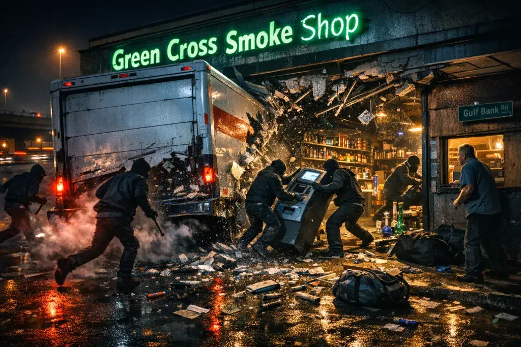 Thieves Ram U-Haul into Houston Smoke Shop in Audacious North Freeway Break-In