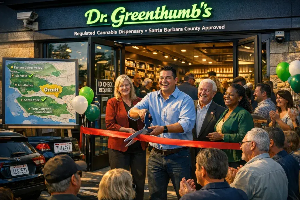 Dr. Greenthumb’s Launches Third Approved Cannabis Dispensary in Orcutt Community