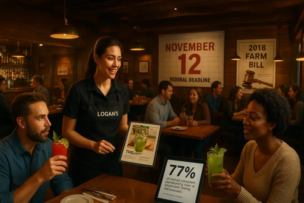 THC Beverage Demand Pulls Restaurants Forward - But Federal Law May Cut It Short