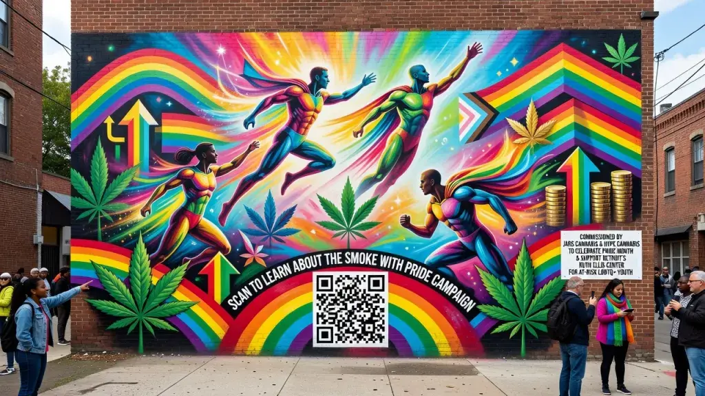 Ferndale Mural Shows How Cannabis Retailers Fund Community Causes