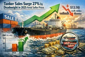 Tanker Sales Surge 27% by Deadweight in 2025 Amid Softer Prices