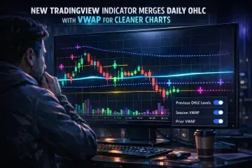 New TradingView Indicator Merges Daily OHLC with VWAP for Cleaner Charts